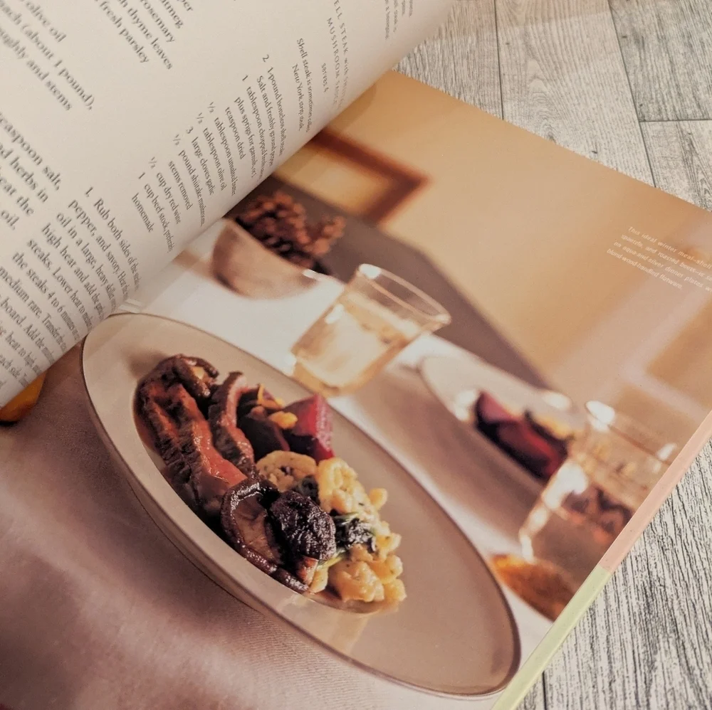 Martha Stewart Living Cookbook - White and Brown Cover